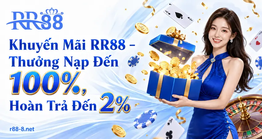 Khuyến mãi RR88 thưởng nạp và hoàn trả